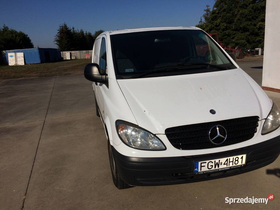 Mercedes Benz Vito 111CDI Długi Drzwi Hak Klima lubuskie Maszewo sprzedam
