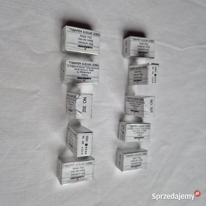 Akwarele Karmański 10 kostek farby