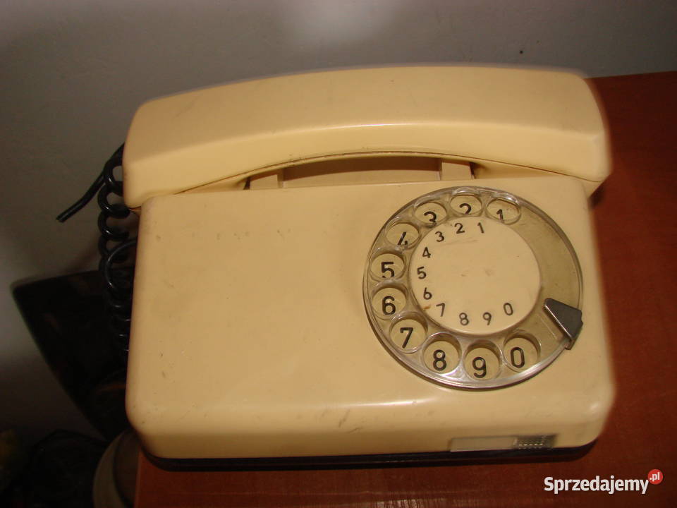 Telkom RWT Tulipan aparat telefoniczny PRL Pruszcz Gdański