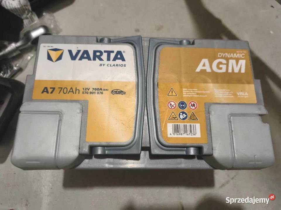 Akumulator rocznik 2025 Varta 70Ah 760A Warszawa sprzedam