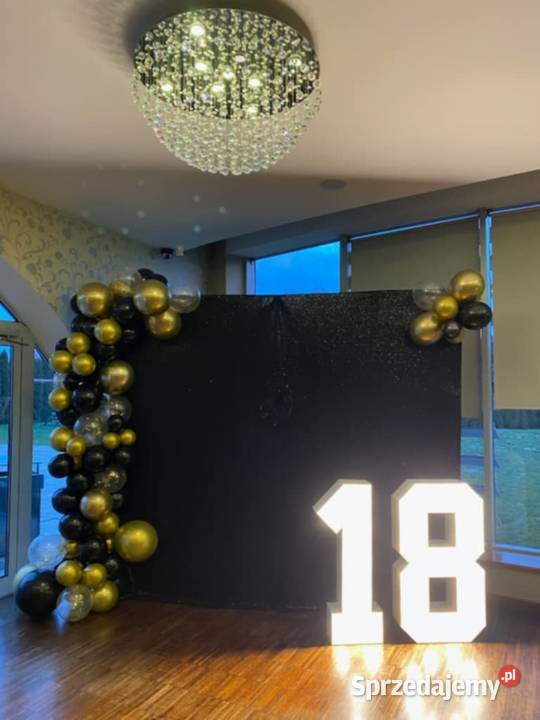 Świecące cyfry 18 Led ROCZEK Osiemnastka Wynajem Pozostałe