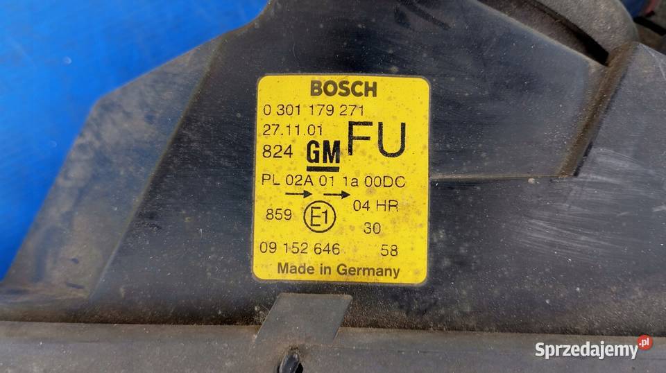 LAMPA REFLEKTOR LEWY PRZÓD XENON EU OPEL VECTRA Nowy Tomyśl