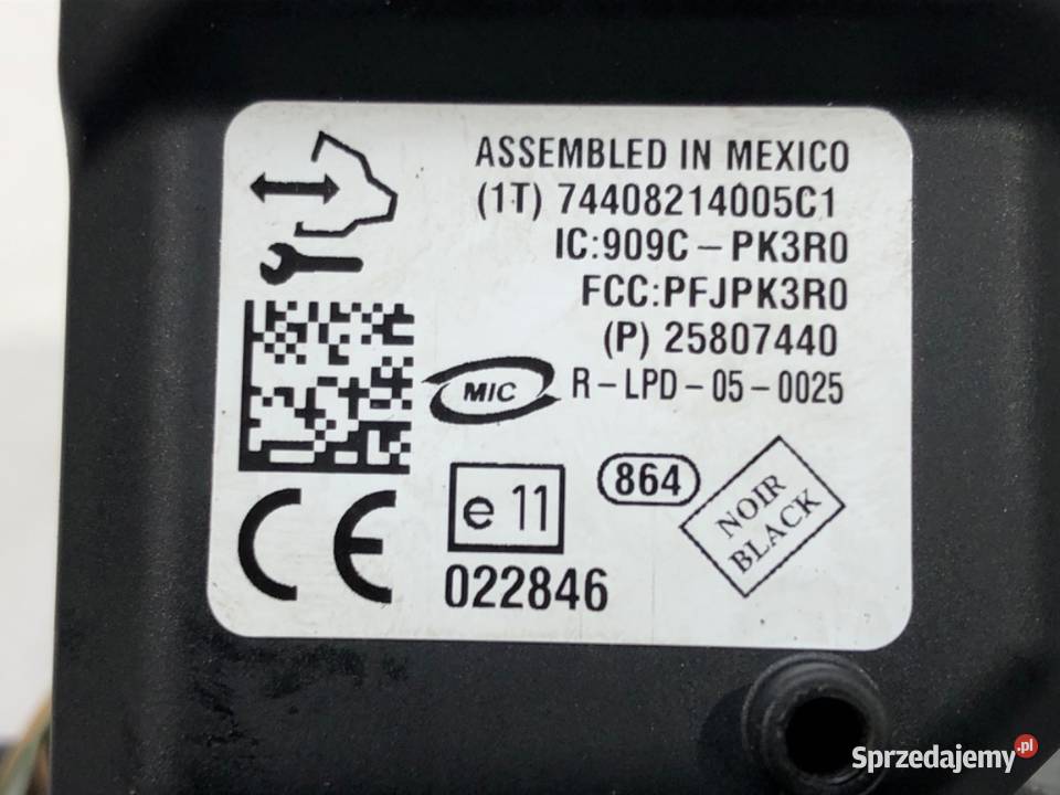 STACYJKA CHEVROLET COBALT 25807440 22 150 Stacyjki i kluczyki