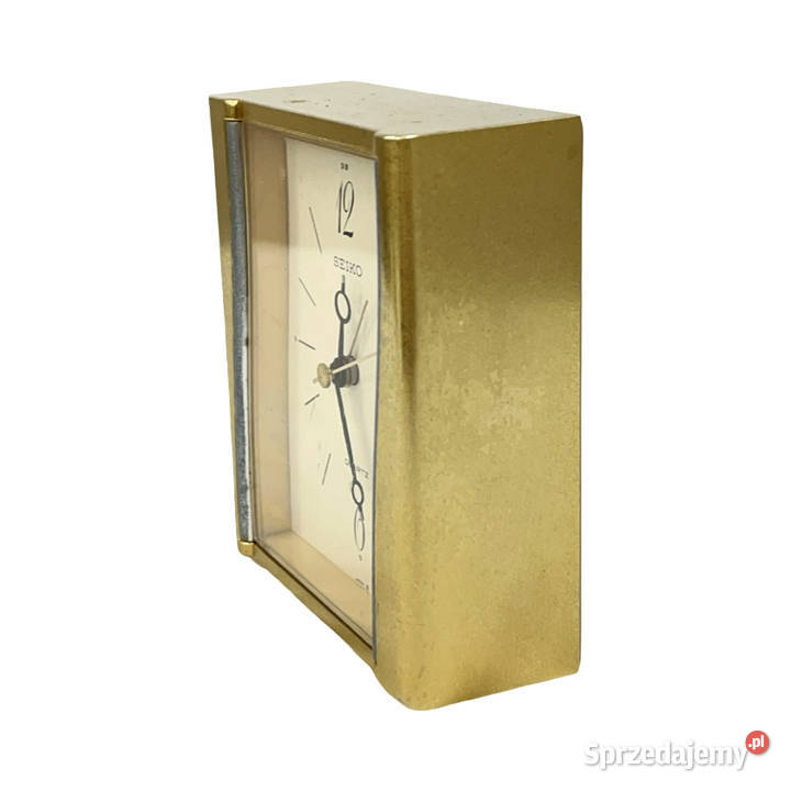 SEIKO Quartz zegar stołowy budzik Japonia lata Warszawa