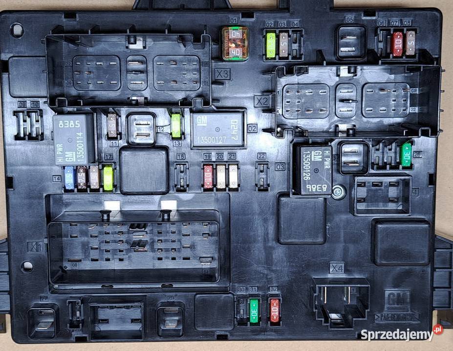 MODUŁ STEROWNIK BSI OPEL ASTRA J IV ZAFIRA C osobowe Mielęcin