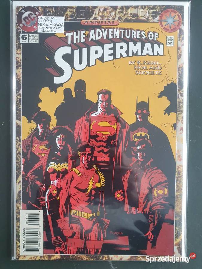 The Adventures Of Superman Annual 1994 Mike Rok wydania 1994 Komiksy Komiksy Gdynia