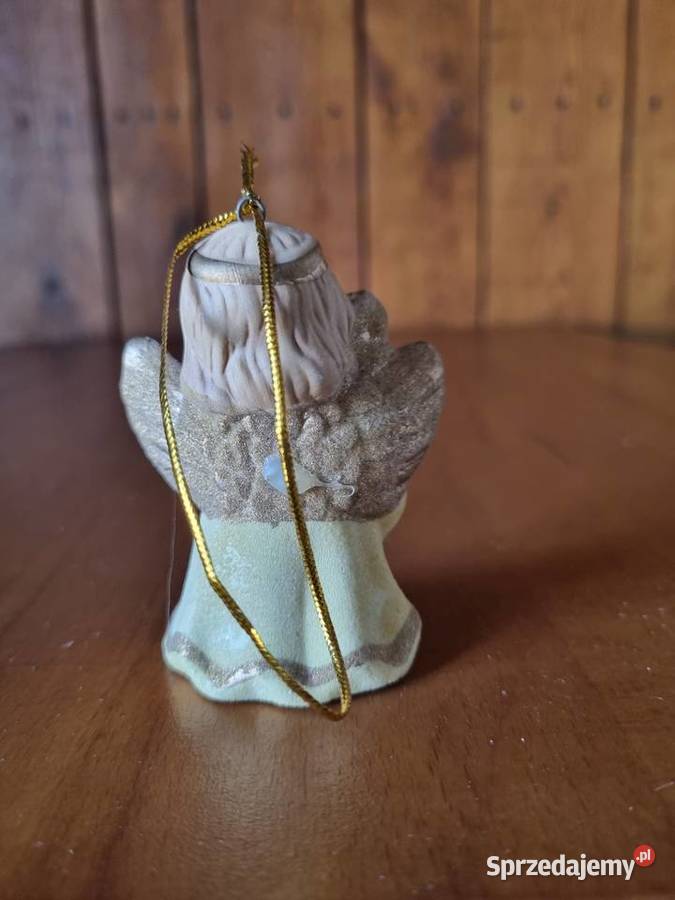 Ceramiczny Aniołek z dzwoneczkiem Figurki i rzeźby Warszawa