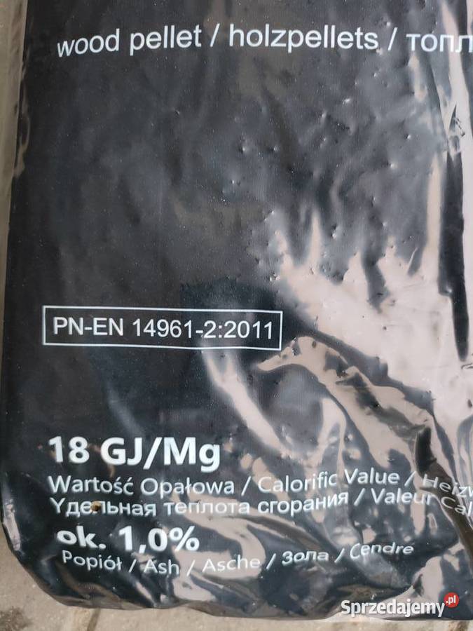 Pellet drzewny 8mm workowany 15 Białystok