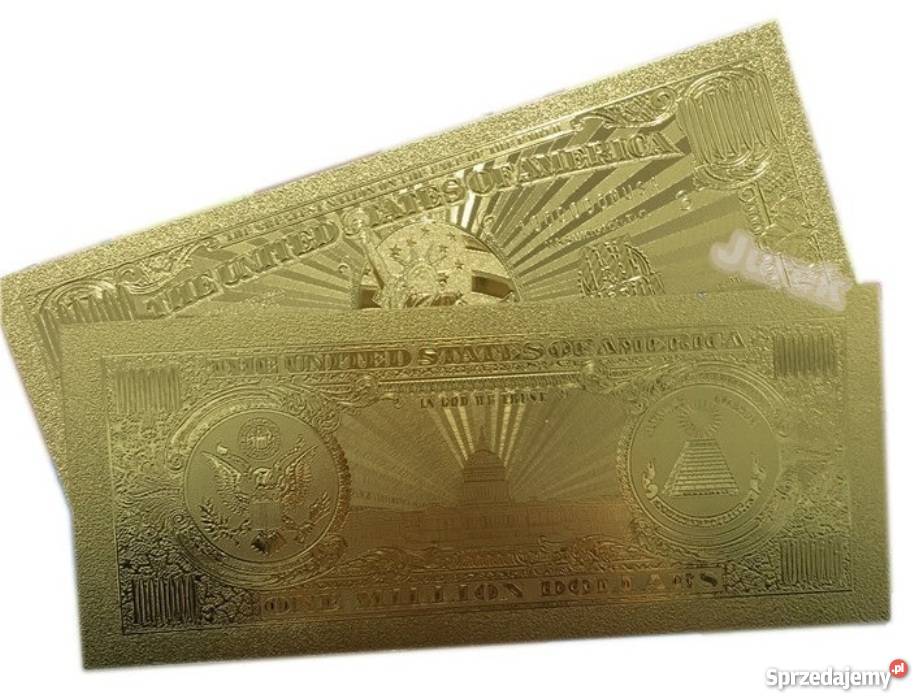 Banknot 1000000 Milion DolarMedal Moneta Banknot Sosnowiec