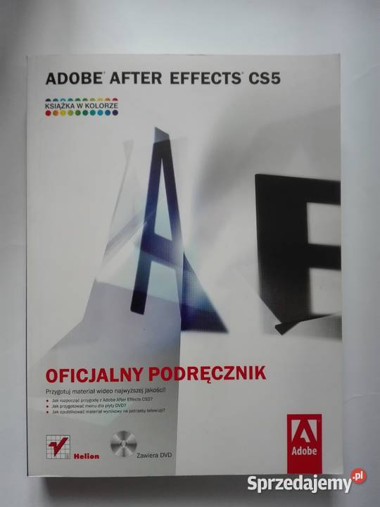 Adobe After Effects CS5, oficjalny podręcznik