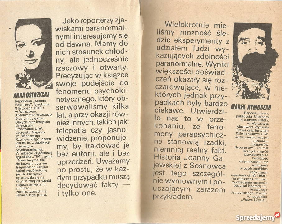 Fenomen PARA PSYCHOLOGICZNY Nieuchwytna siła ezoteryka, magia, ufo Pacanów