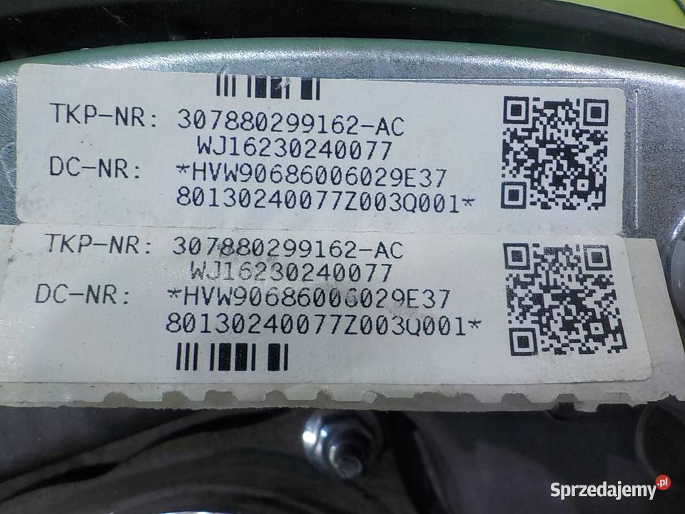 VW CRAFTER I LIFT 20 TDI 13r VAN AIRBAG poduszka Poduszki powietrzne Suków