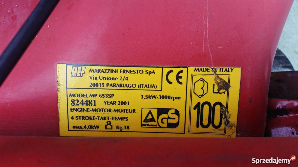 KOSIARKA SPALINOWA Z NAPĘDEM WŁOSKIEJ PRODUKCJI Łukowica