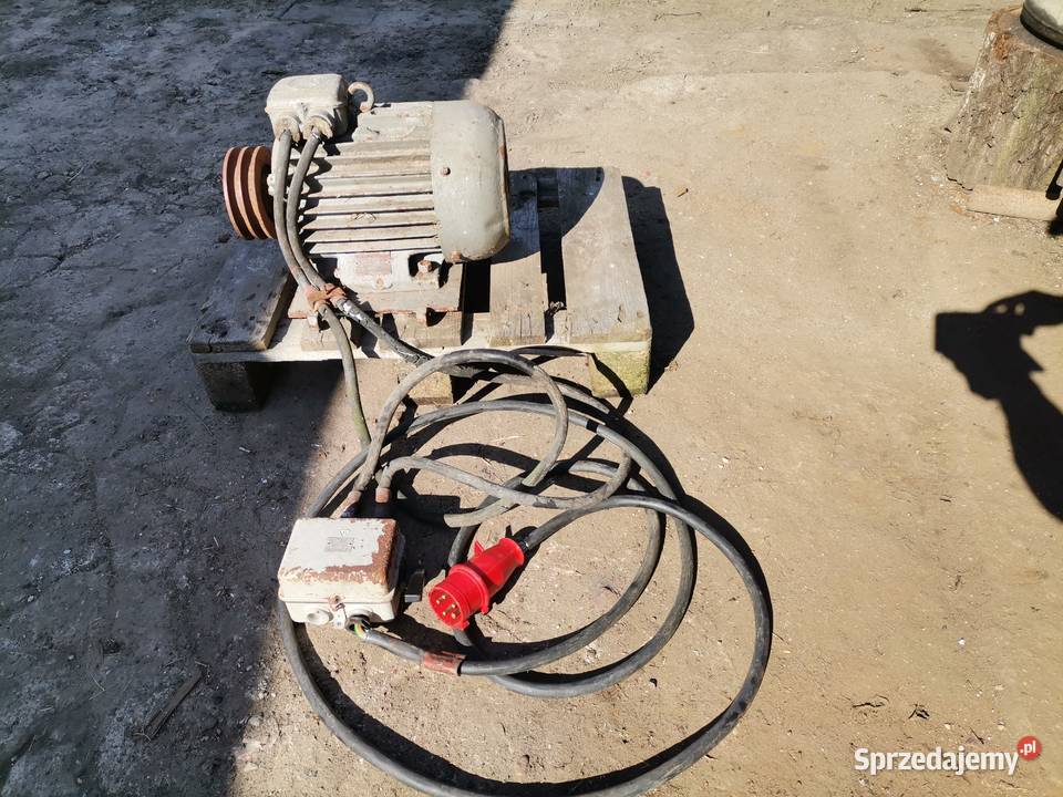 Silnik elektr75 KW z wyłącznikiem i wtyczką Nowy Tomyśl
