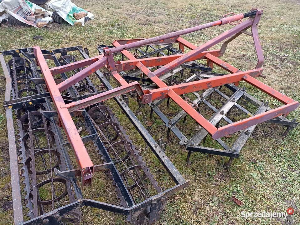 Agregat Uprawowy 21 m szerokość robocza cięzkie lubelskie Dutrów