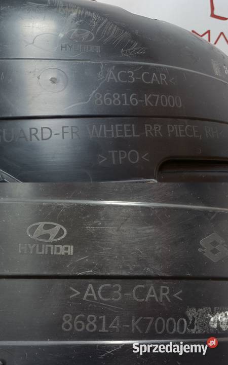 HYUNDAI I10 III NADKOLE PRAWY PRZÓD 86816K7000 Pleszew sprzedam