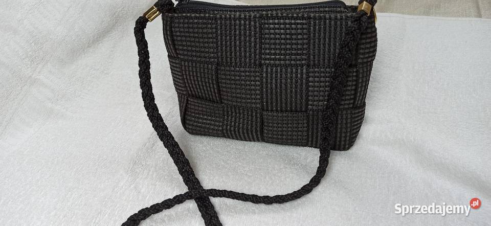 Torebka czarna patchwork made in italy włoska Torby i torebki Stalowa Wola sprzedam
