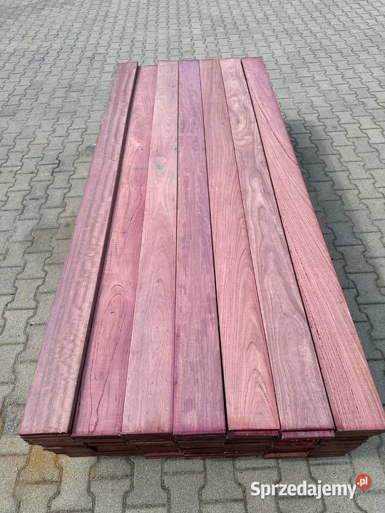 DESKA TARASOWA EGZOTYCZNA AMARANTPURPLE HEART Prusice sprzedam