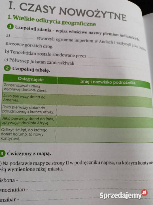 Historia i społeczeństwo zeszyt ćwiczeń 5 skrypt, zeszyt ćwiczeń, zbiór zadań, testów Warszawa sprzedam