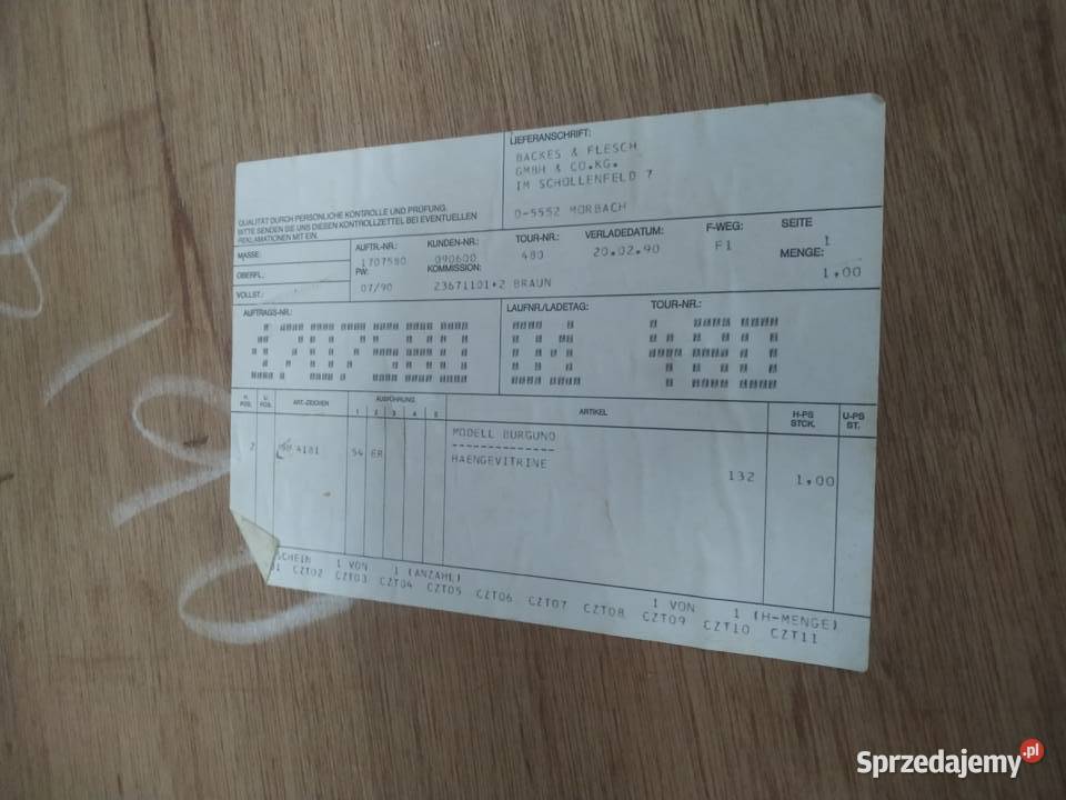 Witryna wisząca typ holenderski Szafy, regały, półki Wrocław