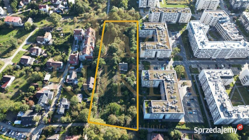 sprzedaży gruntu 3844m2 Kraków asfalt