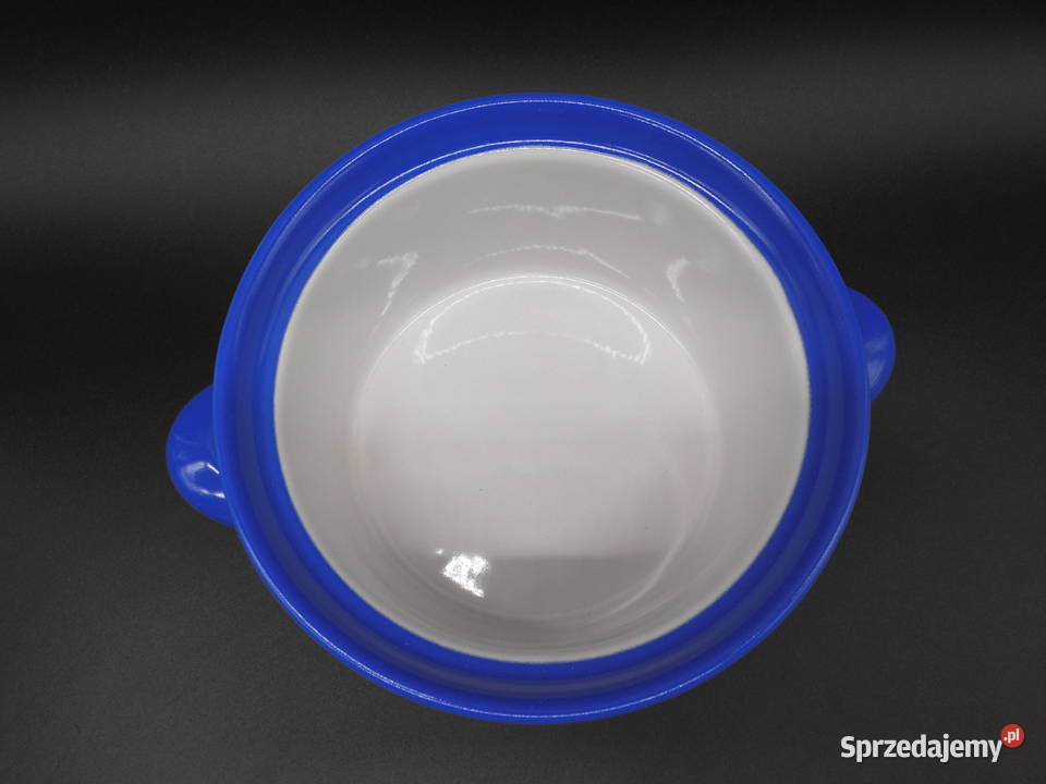 Mały ceramiczny garnek z dwoma uchwytami do Raszków