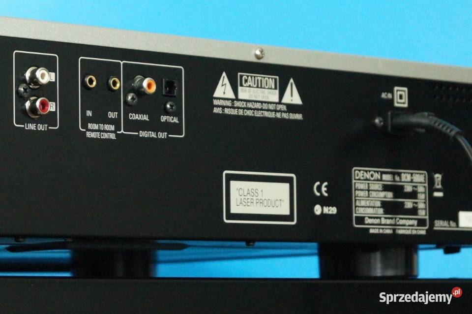 ZMIENIARKA NA 5 PŁYT CD DENON DCM500AE Z PILOTEM Jerzmanowice