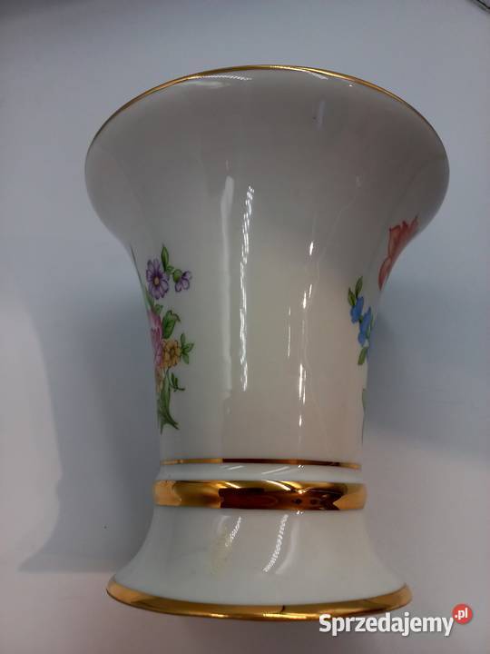 Śliczny ręcznie malowany porcelanowy Czeski Inowrocław