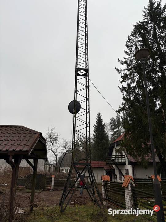 Antena radiowa maszt stalowy solidny CB radio Naterki