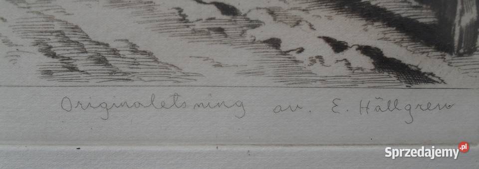 Litografia Skandynawska Ernst Hllgren