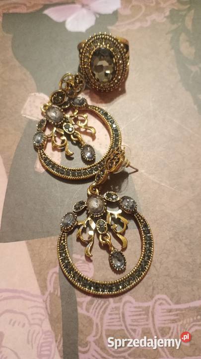 Piękne kolczyki w stylu arabskim Białystok sprzedam