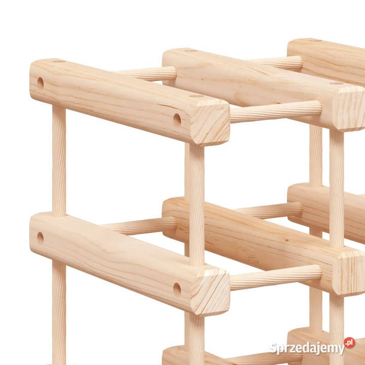 Stojak na 42 butelki wina 685x23x685 lite drewno Warszawa