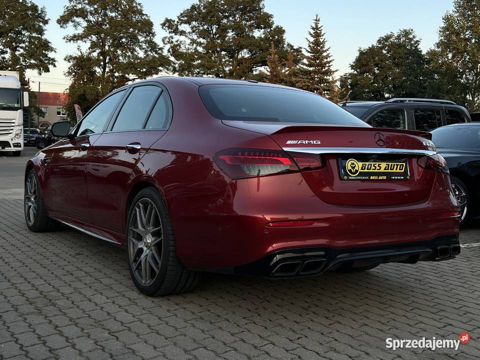 MercedesBenz E 63 AMG 2021 elektrycznie ustawiane fotele Klasa E Warszawa sprzedam