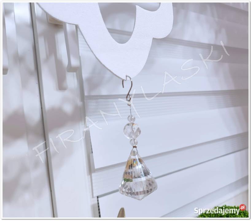 Zestaw panel zasłony firanki gotowe ażury Nysa