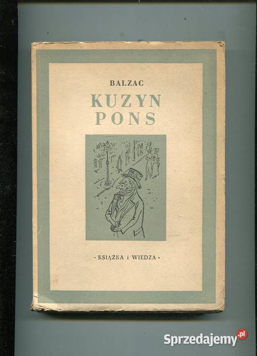 Kuzyn Pons Balzac Szczecin sprzedam