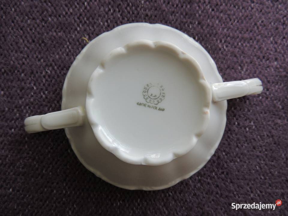 Stare porcelanowe bulionówki Bogucice 2 Myszków