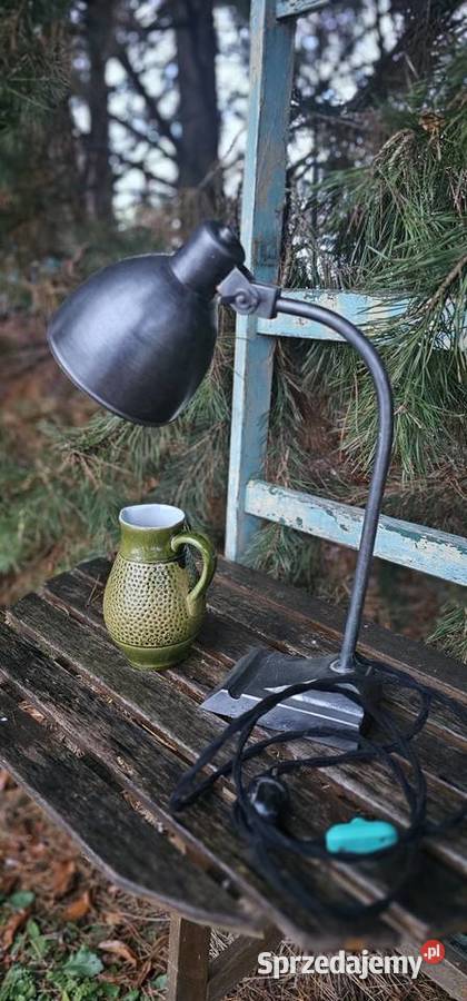 Lampka biurkowa lata 30te sprawna Płońsk