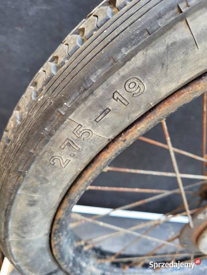 KOŁO PRZÓD 19 DKW RT 125 DKW RT125 RT 1252 Pozostałe śląskie Rybnik