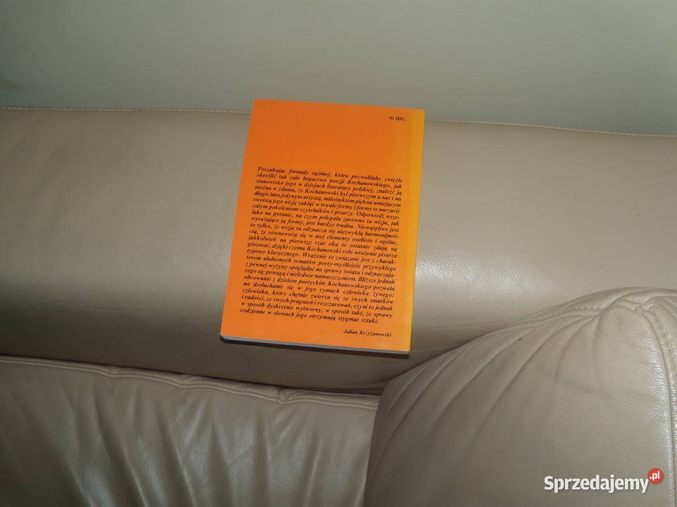 Fraszki Pieśni Treny Odprawa posłów greckich mazowieckie Warszawa