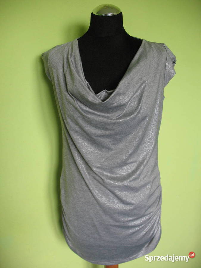 Bluzka srebrna 42 XL biust 100 Strefa Siedlce