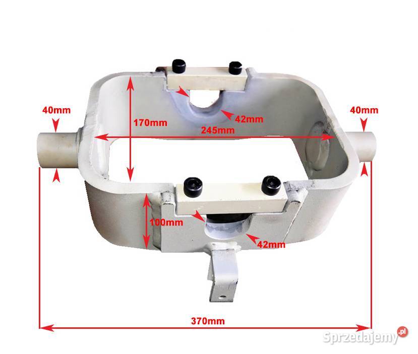 Zestaw Hydrauliczny Siłownik skok 1000 kołyska Pozostałe Solec Kujawski sprzedam