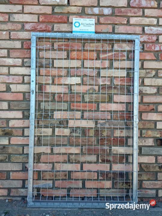 Furtka Wejściowa PANEL 3D Ocynk 100 x 153 Kostrzyn nad Odrą