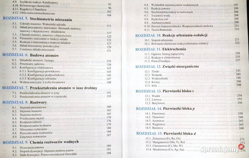 Zbiór zadań z chemii do liceów i techników Chełm sprzedam