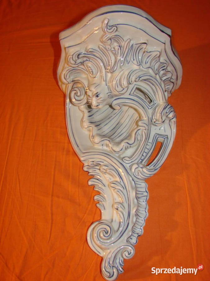 stara azjatycka ceramiczna półka ścienna Pruszcz Gdański