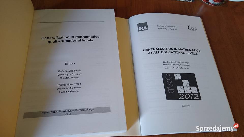 Generalization in mathematics at all educational pomorskie Gdańsk