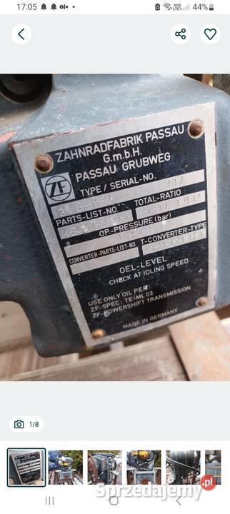 Przekładnia zf 3wg150 skrznia biegów ładowarka Biały Dunajec