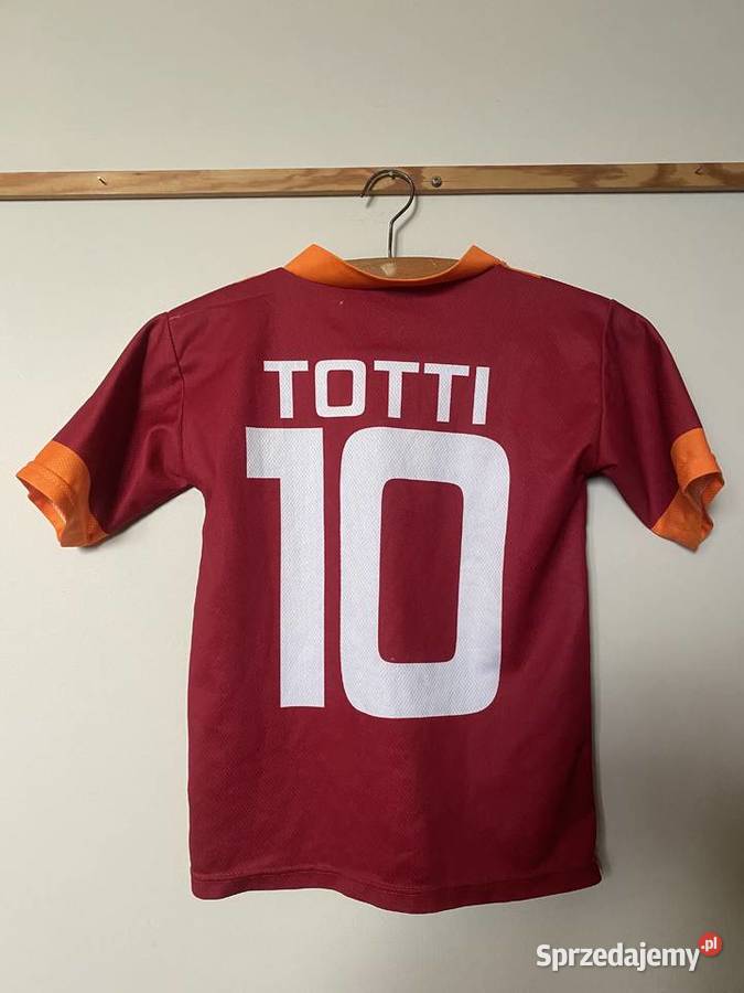 Vintage AS ROMA 10 TOTTI dziecięca UNIKAT Wrocław