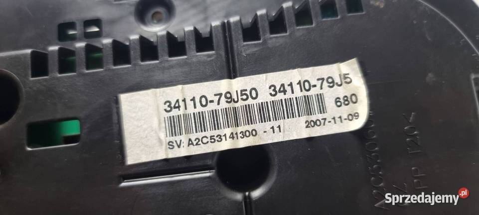 LICZNIK ZEGAR SUZUKI SX4 3411079750 Lipno