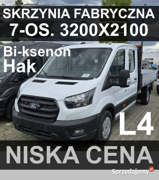 Ford Transit Skrzynia fabryczna 3200x2100 Hak ESP Ford Szczecinek