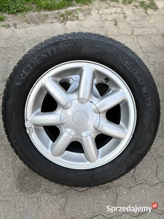 Felgi 14 VW 4x100 opony vredestein Piaseczno